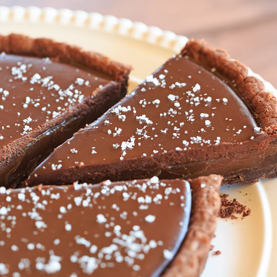 Salted Chocolate Caramel Tart