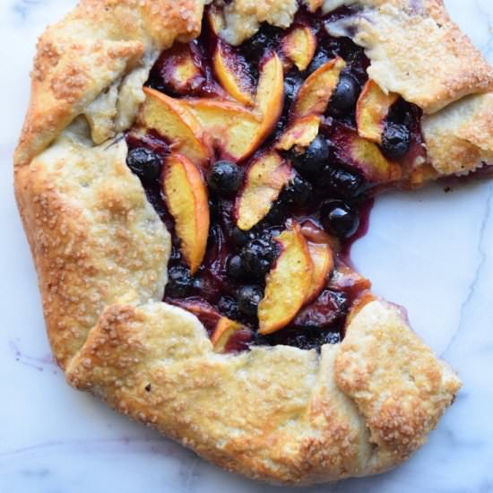 Blueberry Peach Galette