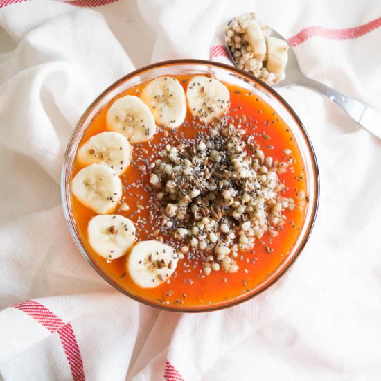 Papaya Smoothie Bowl