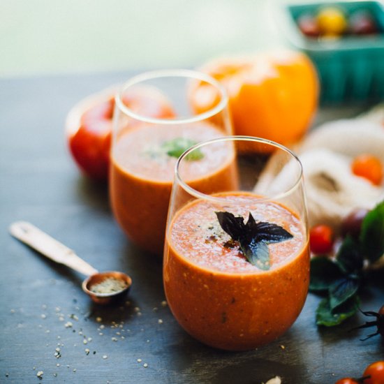 Heirloom Tomato Hemp Gazpacho