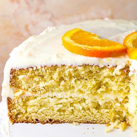 Orange Dreamsicle Cake