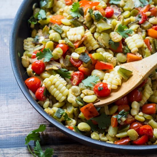 Mexican Sweet Corn Succotash