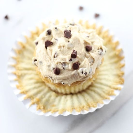 Cookie Dough Cupcakes