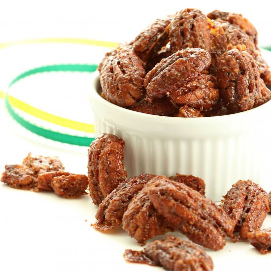 Healthier Candied Pecans (GF, V)