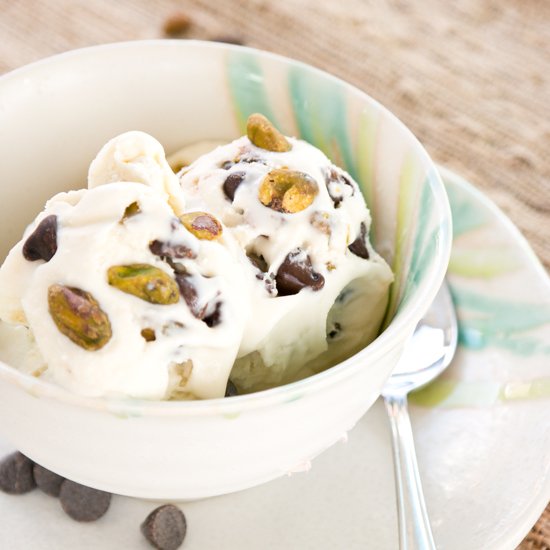 Pistachio Kirsch Ice Cream