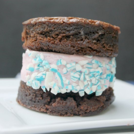 Brownie Ice Cream Sandwich