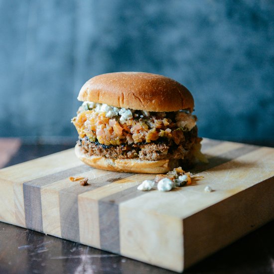 Beet & Beef Burgers