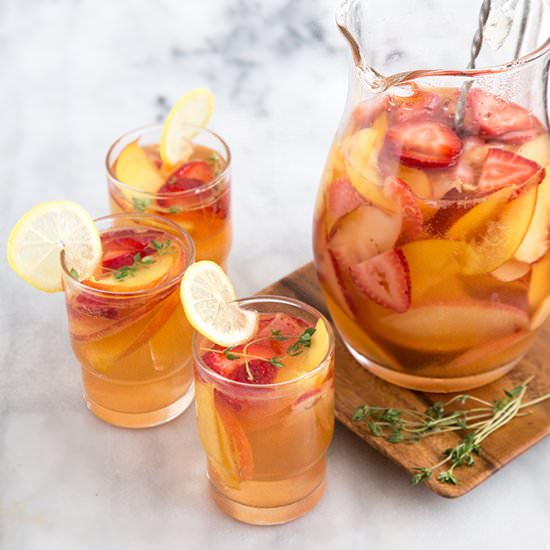 Strawberry Peach Sangria