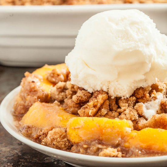 peach crisp