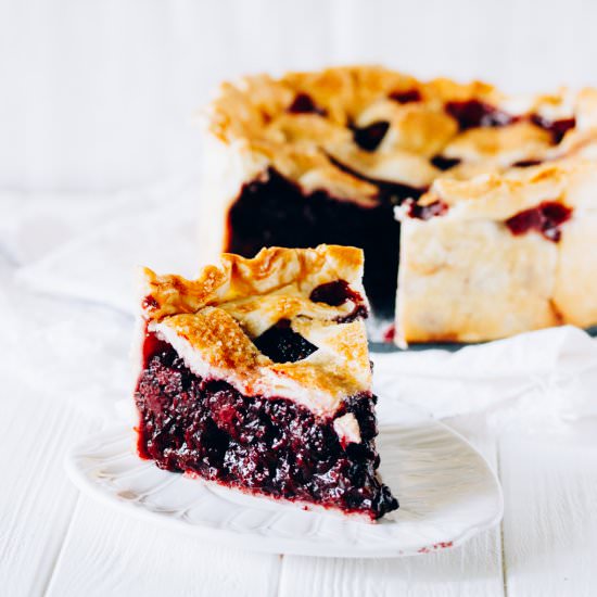 Blackberry pie