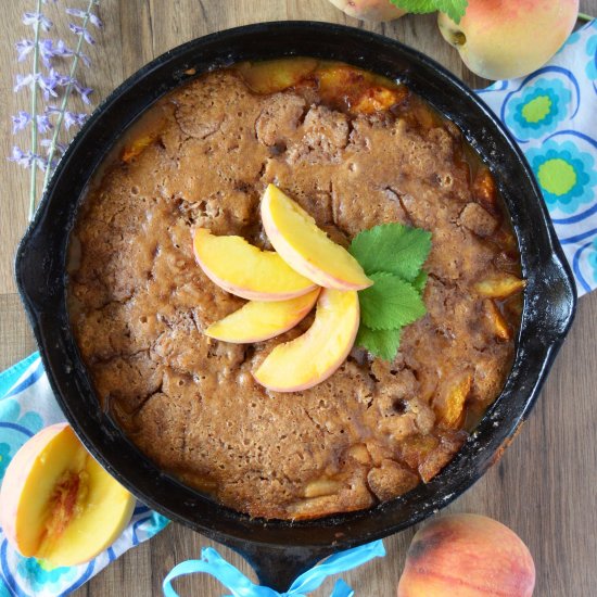 Lighter Peach Cobbler