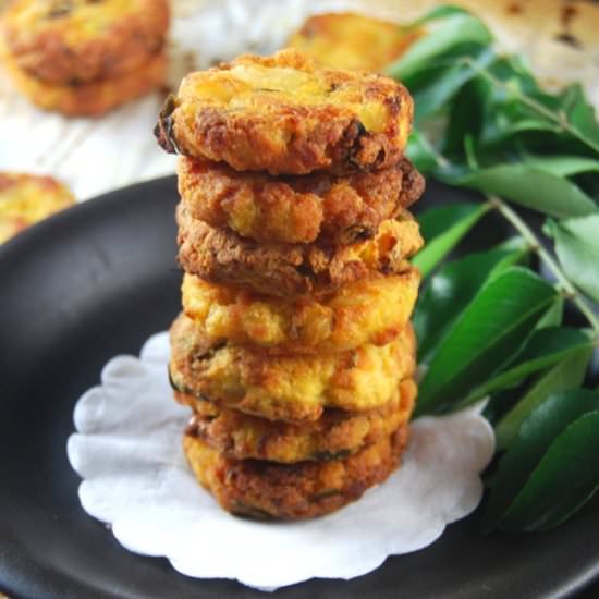 Crispy Baked Potato Vadas