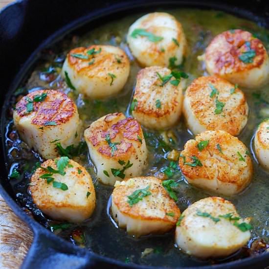 Garlic Scallops