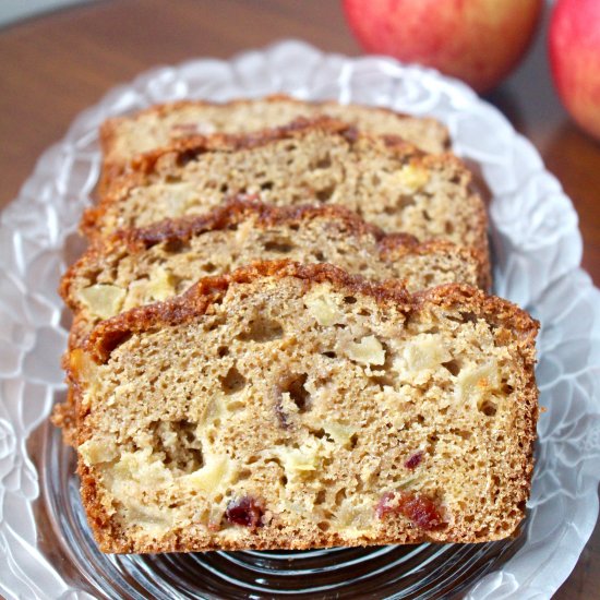 Apple Cranberry Spice Loaf