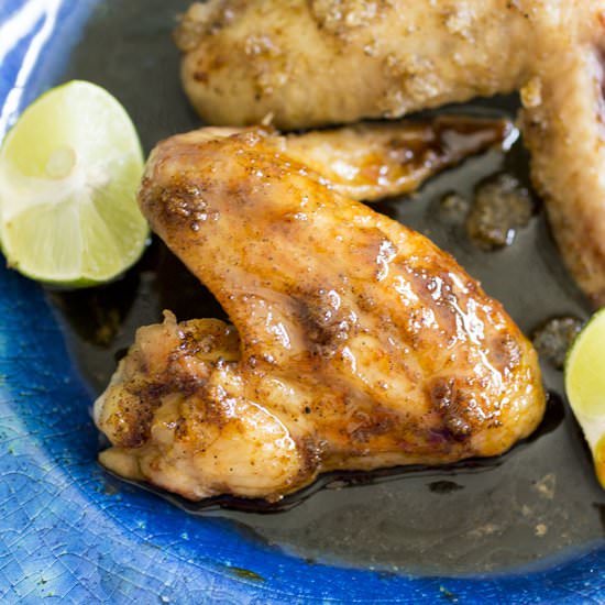 Honey Sriracha Chicken Wings