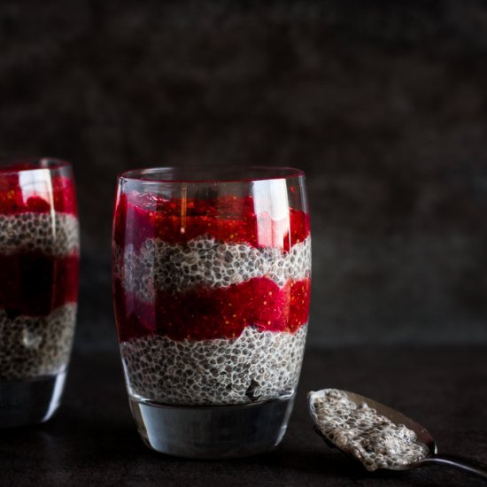 Strawberry & Fig Chia Seed Pudding