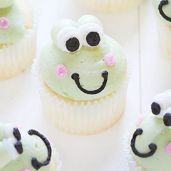 Froggy Cupcakes