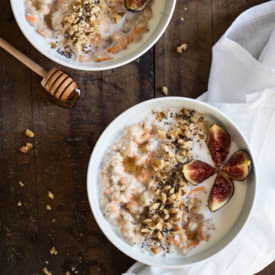 Carrot Cake Oatmeal