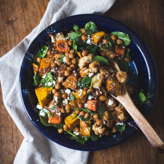 Moroccan Roasted Vegetable Salad