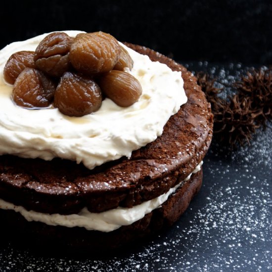 Chocolate and Chestnuts Cake