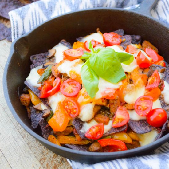 Double Layer Italian Style Nachos