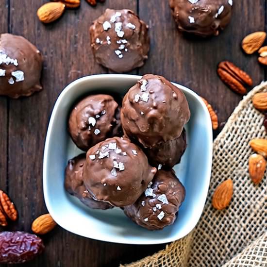 Pecan Almond Chocolate Chip Truffle