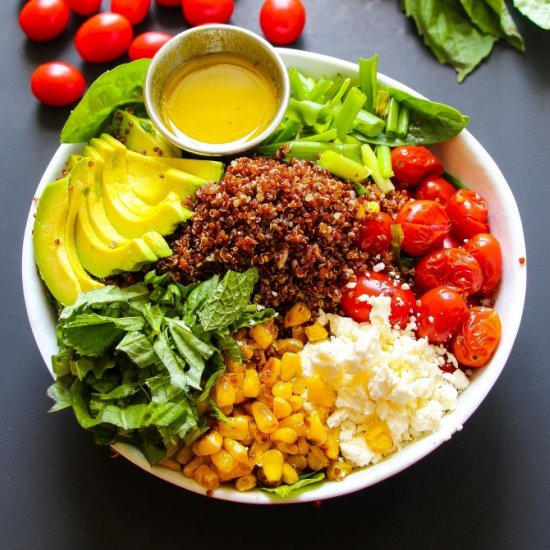 Vegetarian Quinoa Cobb Salad