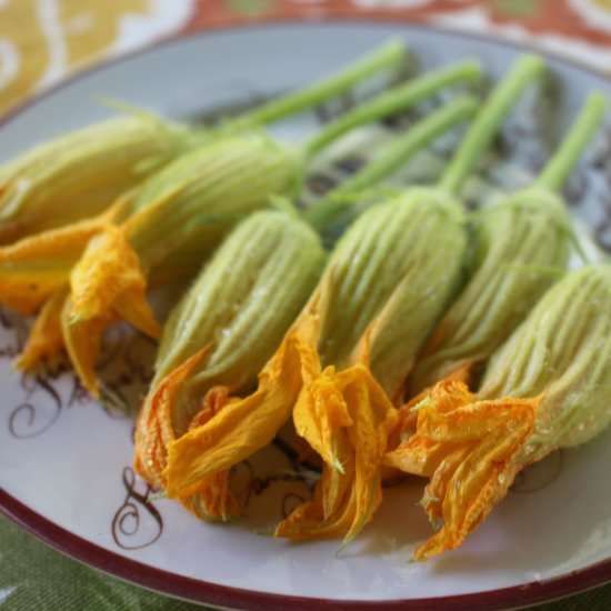 Stuffed Squash Blossoms