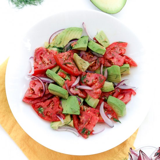 Tomato Avocado Salad