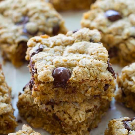 Oatmeal Chocolate Snack Bars