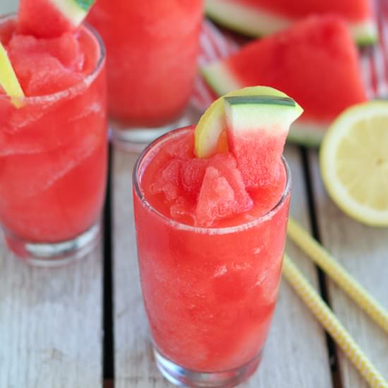 Watermelon Lemonade Slushies