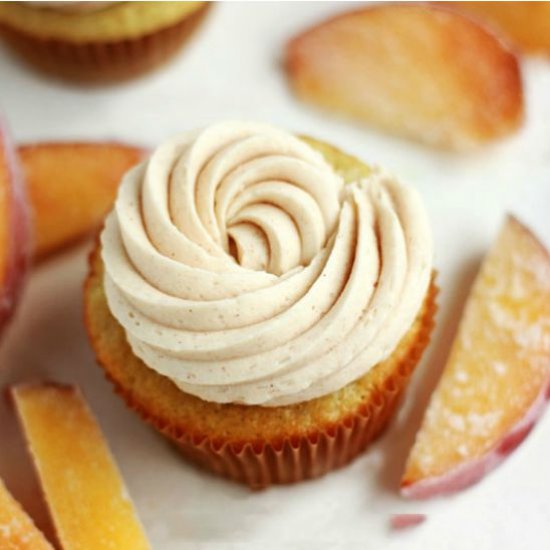 Peach Cupcakes