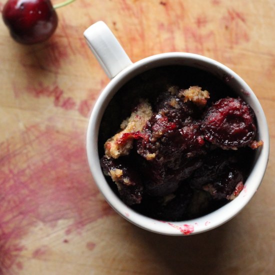 6 Ingredient Cherry Cobbler