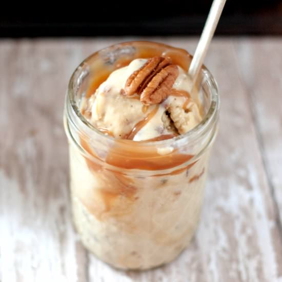 Bourbon Pecan Caramel Ice Cream