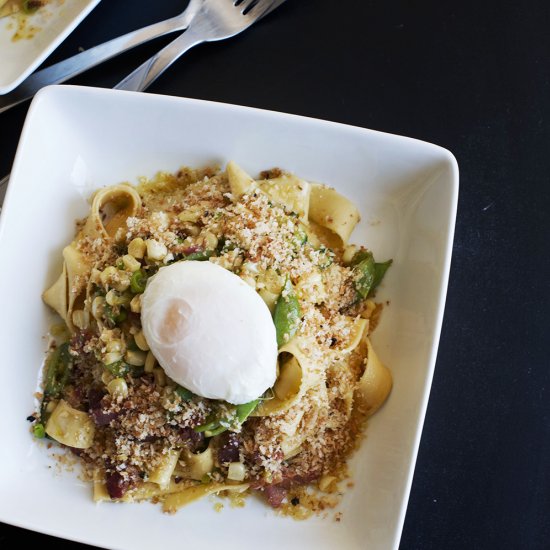 Pappardelle with Summer Vegetables