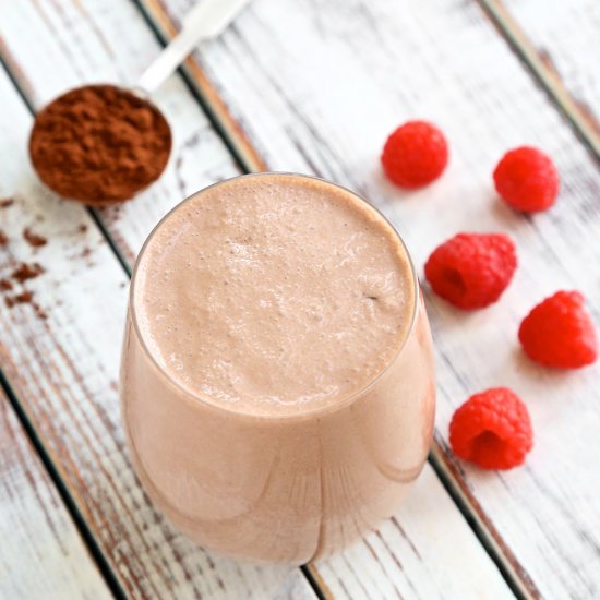 Raspberry & Chocolate Smoothie