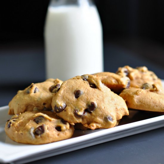 Pumpkin Chocolate Chip Cookies