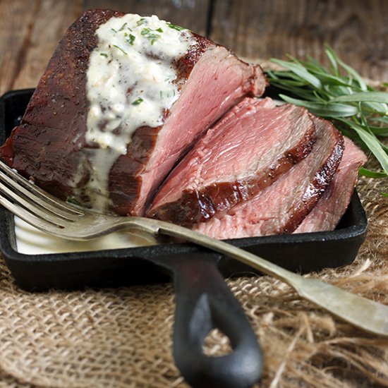 Reverse-seared Chateaubriand