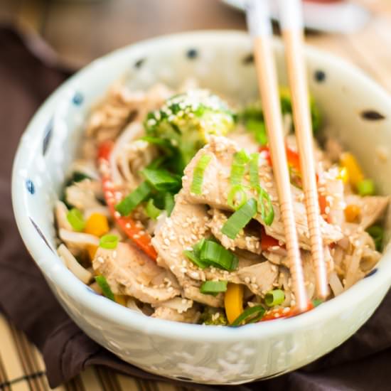 Quick Chicken Pad Thai