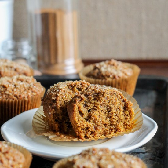 Vegan Pumpkin Spice Latte Muffins