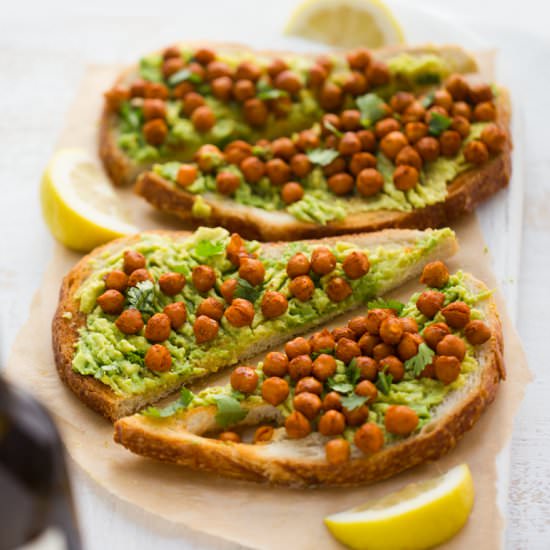 Chickpea-Avocado Toast