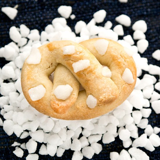 Pearl Sugar Butter Pretzels