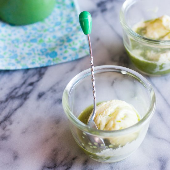 Matcha Teaffogato