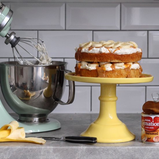 Banoffee pie cake