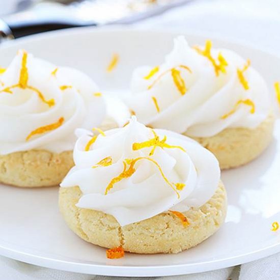 Orange Creamsicle Sugar Cookies