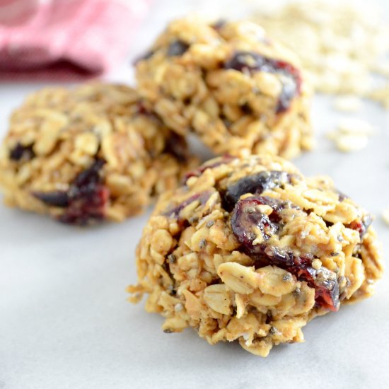 Oat-y No-bake Peanut Butter Drops