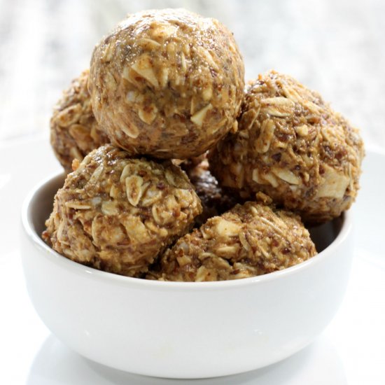 No Bake Peanut Butter Power Bites