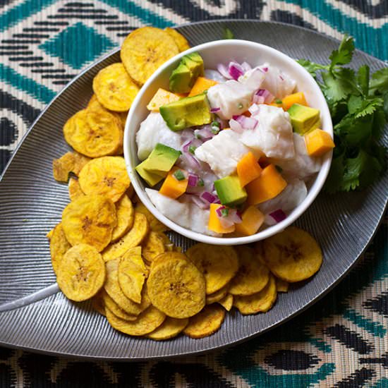 Ceviche with Mango and Avocado