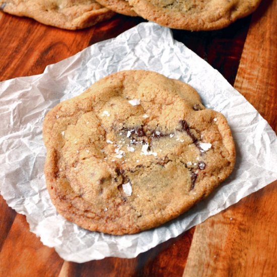 Salted Chocolate Chunk Cookies