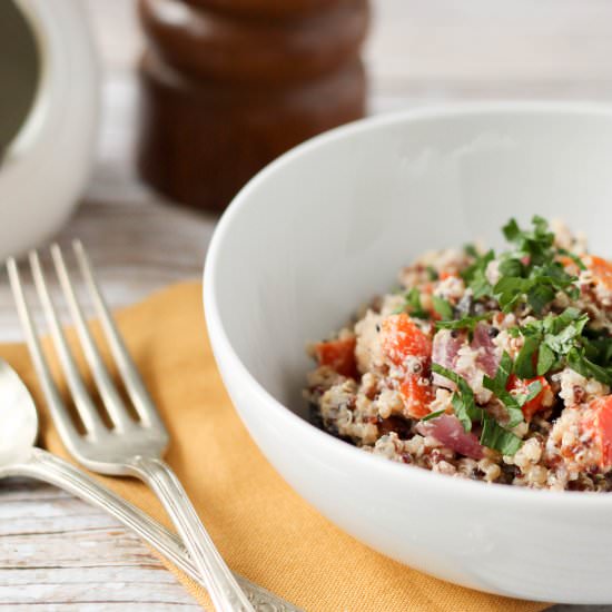 Roasted Vegetable Quinoa Salad